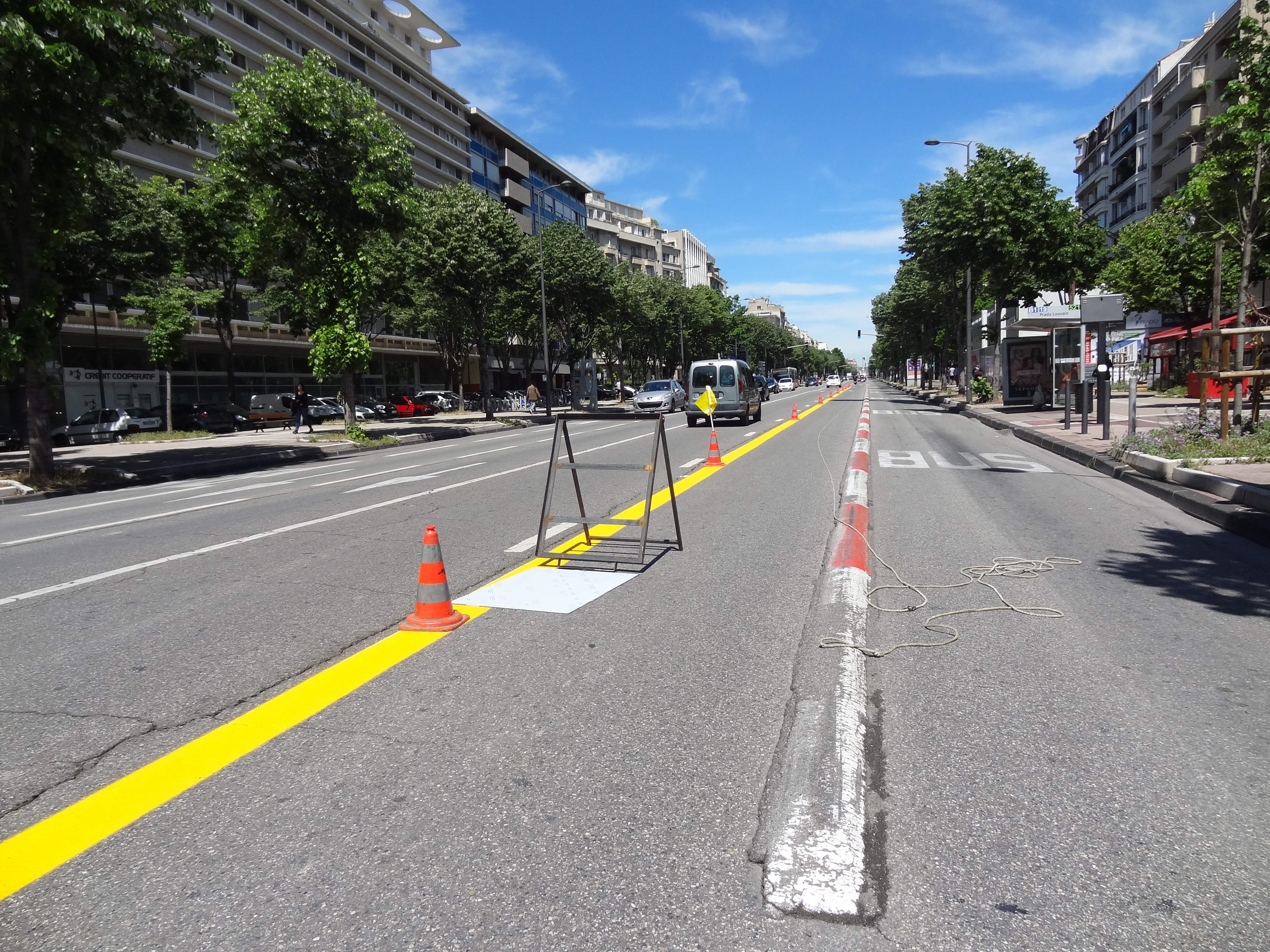 coronapiste, prado, marseille, vélo