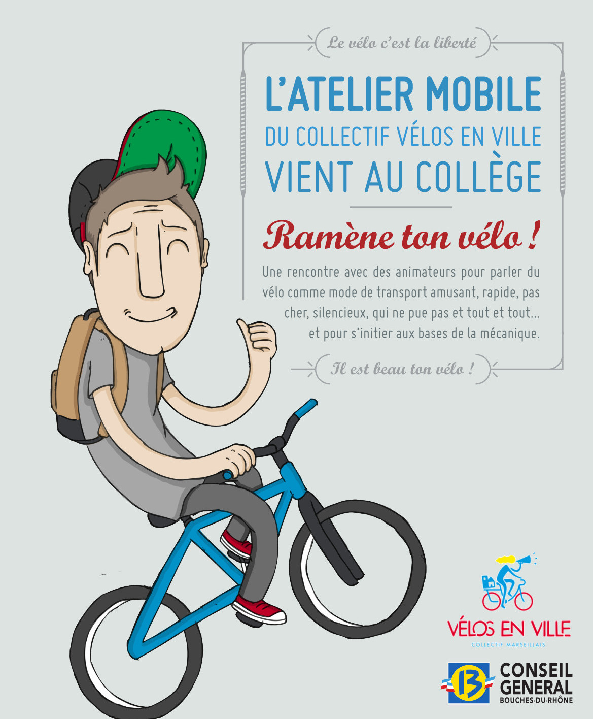 Collèges, actions éducatives, vélos