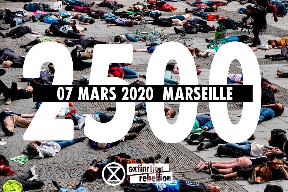 extinction rebelion, pollution air, marseille