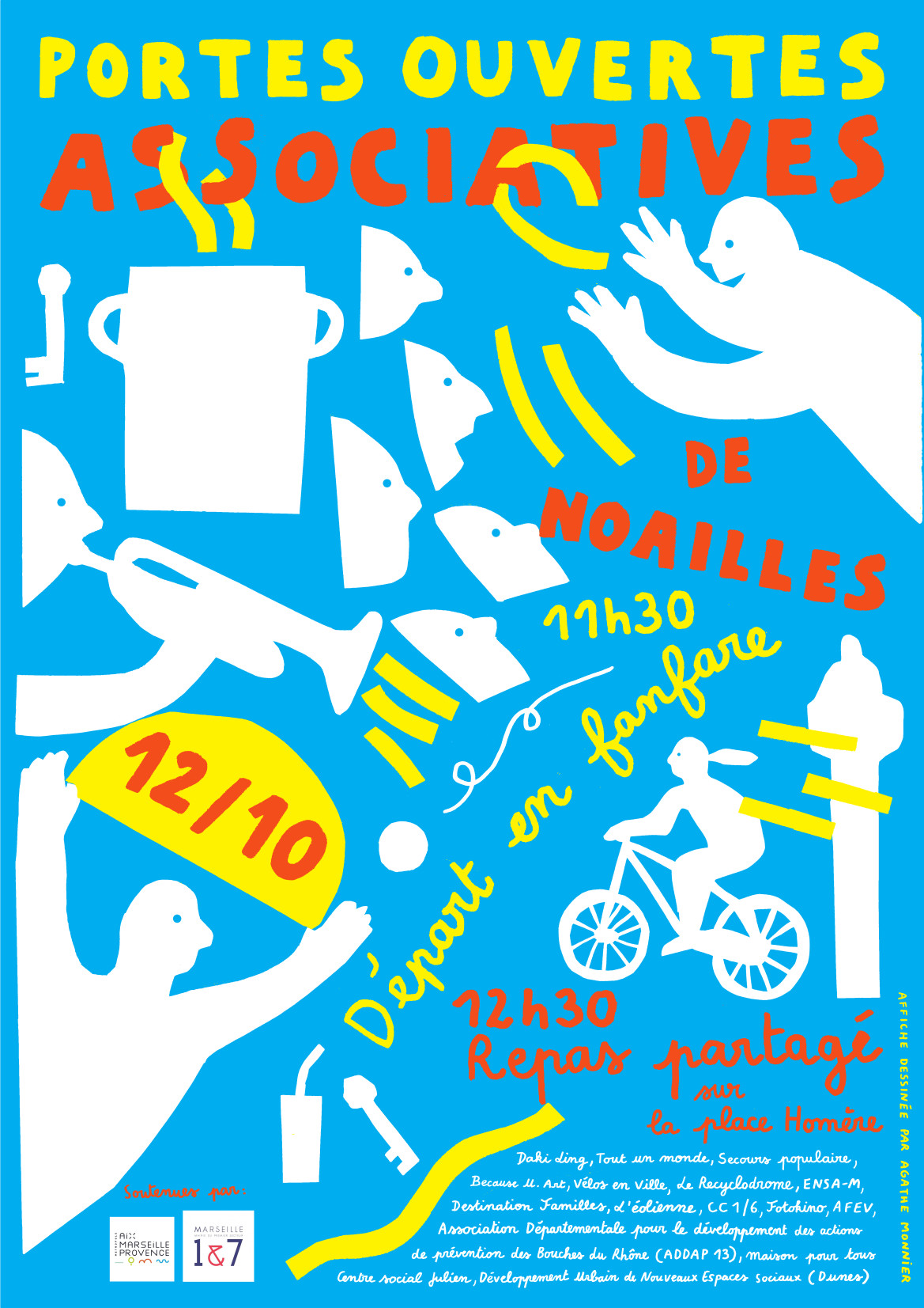 Portes ouvertes associatives Noailles, marseille, vélo, bicyclettes, associations