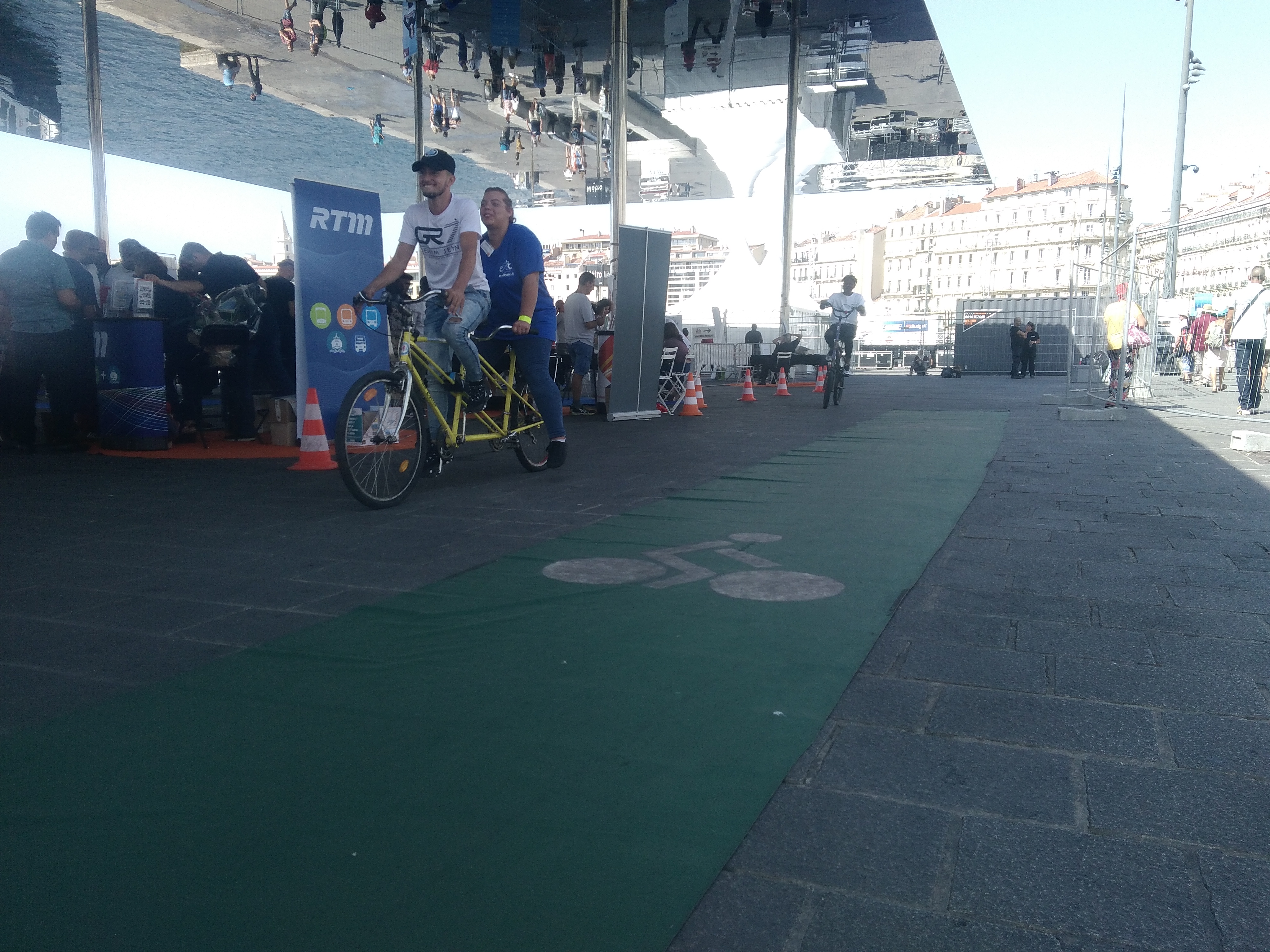 semaine de la mobilité, Mrseille, Vieux port, vélo, bicylette