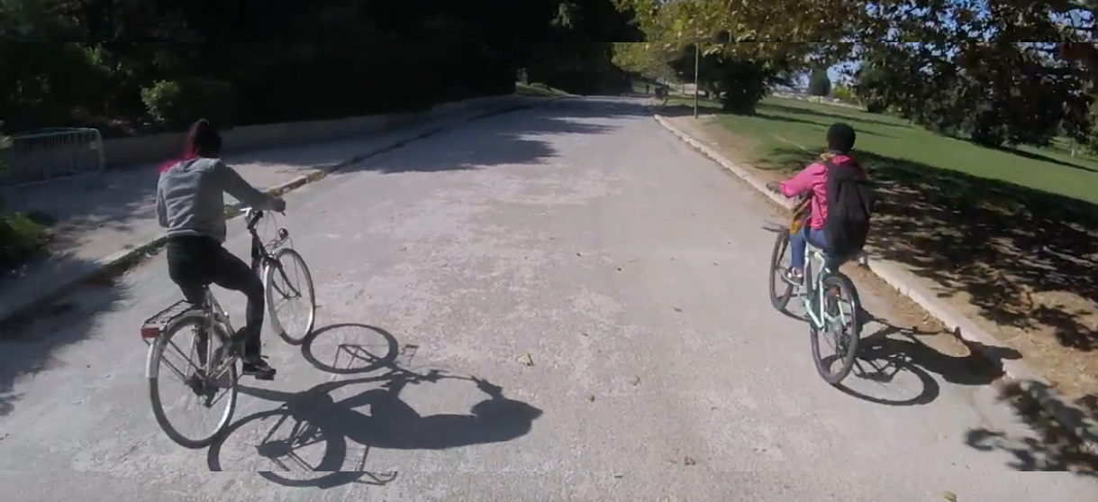vélo école, parc borely, apprendre, ville