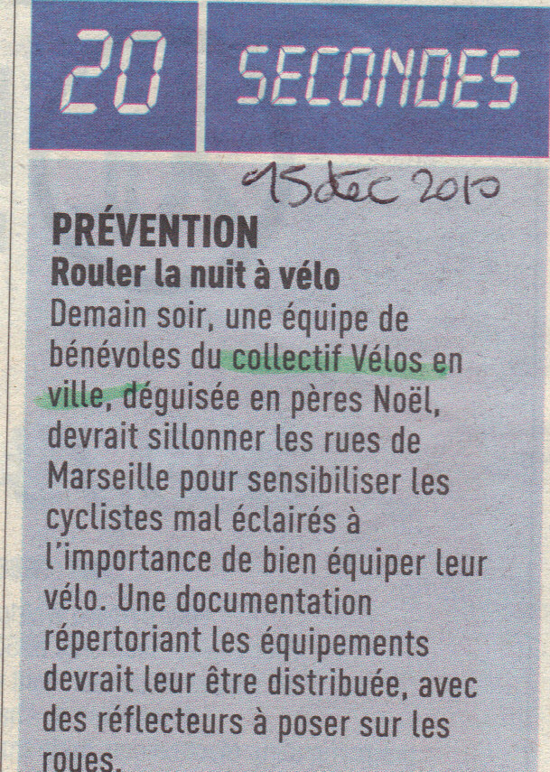 2010.12.15.20minutes.Rouler loa nuit à vélo