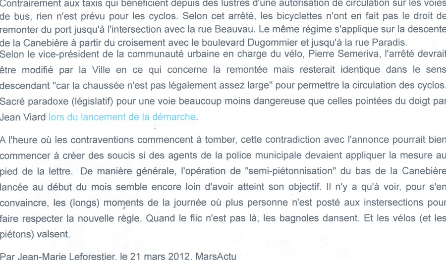 2012.03.21.Marsactu2. Sur la Canebière le vélo mis à lamende900