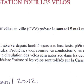 La Marseillaise, 26 avril 2012 - Collectif Vélos en Ville