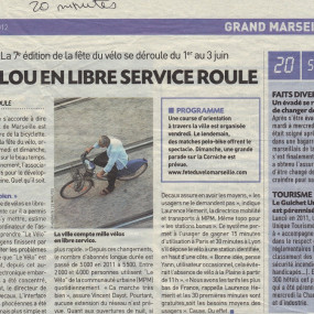 20 minutes 31 mai 2012 - Collectif Vélos en Ville