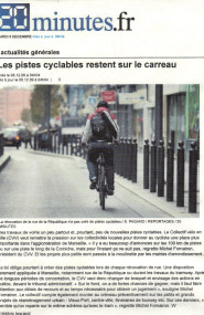 20 minutes 8 décembre 2009 - 2009 - Collectif Vélos En Ville