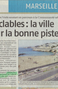 La Provence, 10 octobre 2009 - 2009 - Collectif Vélos En Ville