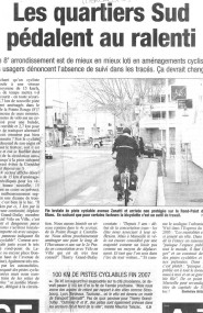 La Provence 2 février 2006 - 2006 - Collectif Vélos En Ville