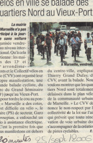 20 minutes, 25 septembre 2006 - 2006 - Collectif Vélos En Ville