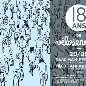 Samedi 20 septembre 2014 : Manifestation - Collectif Vélos en Ville