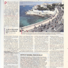 La Provence, 21 septembre 2014 (1) - Collectif Vélos en Ville
