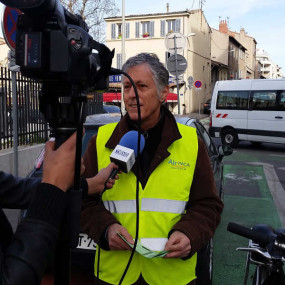 Retour sur l'opération "Stationnement très gênant" du vendredi 26 février - Collectif Vélos en Ville