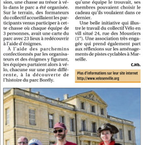La Provence, le 16 mai 2016 - Collectif Vélos en Ville
