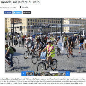 La Provence, le 5 juin 2016 - Collectif Vélos en Ville
