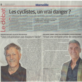 La Provence, le 21 octobre 2016 - Collectif Vélos en Ville