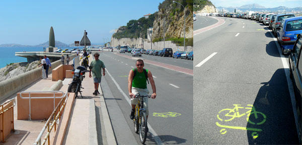 Corniche Kennedy  : Tout ce que vous avez toujours voulu savoir #1 - Aménagement cyclable - Collectif Vélos En Ville
