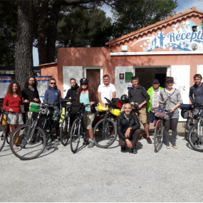 Retour du Week-end cyclocamping à La Londe les Maures - Collectif Vélos en Ville
