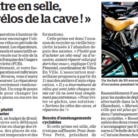 La Marseillaise, 2 mai 2020 - Collectif Vélos en Ville