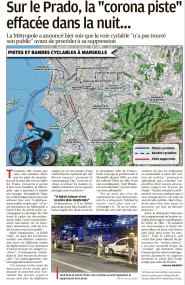 La Provence, 26 mai 2020 - 2020 - Collectif Vélos En Ville