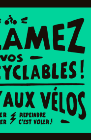 Communiqué de presse :  Action protestation à vélo contre la suppression des Corona Pistes sur le Prado 1 - Aménagement cyclable - Collectif Vélos En Ville