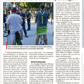 La Provence, 22 septembre 2020 - Collectif Vélos en Ville