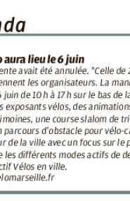 La Provence, 10 avril 2021 - 2021 - Collectif Vélos En Ville