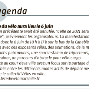 La Provence, 10 avril 2021 - Collectif Vélos en Ville